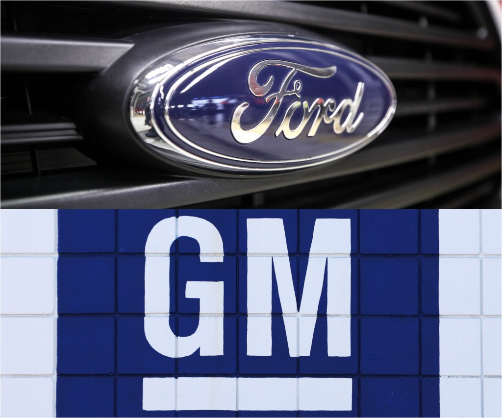 Ford and GM logos