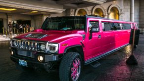 Hummer stretch limo. Section 179 is a tax loophole billionaires use to get trucks and SUVs for free. | George Rose/Getty Images