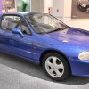 1995 Honda Del Sol on display in blue