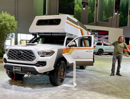 SEMA 2021: Toyota Tacoma Tacozilla Truck Camper Reveal (It Has Teak Floors!)