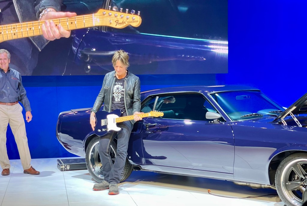 Jay Leno and Keith Urban revealed the 1969 Ford Mustang