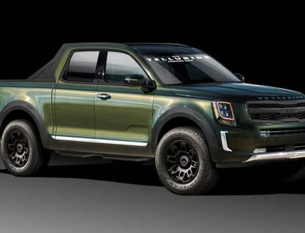 The Kia Pickup Truck Was Placed on the Back Burner
