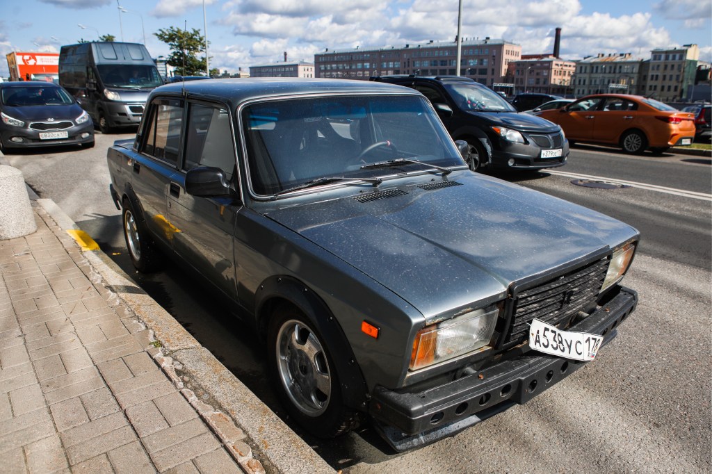 Lada Riva parked on the street