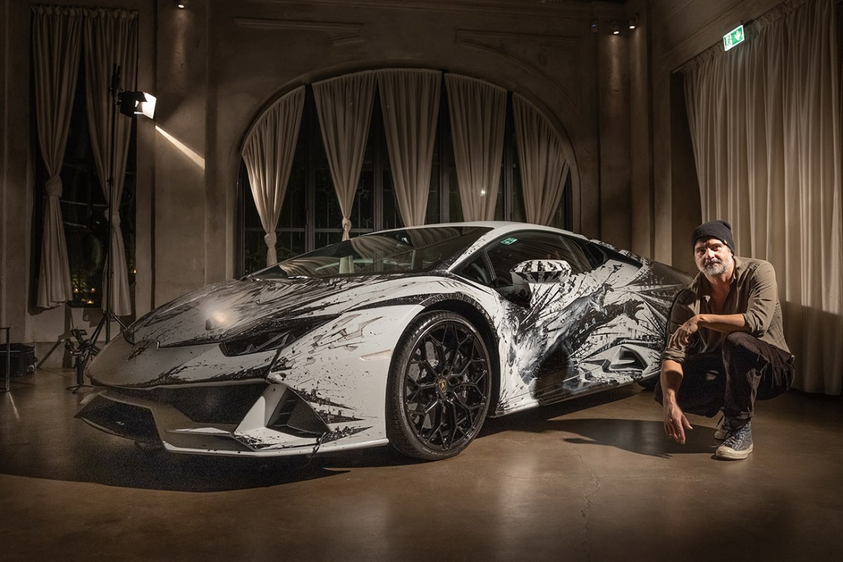 Lamborghini Huracan EVO art car by artist Paolo Troilo