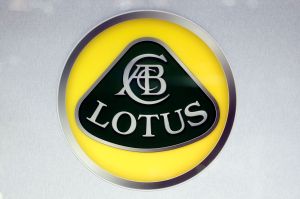 The Lotus automaker brand logo