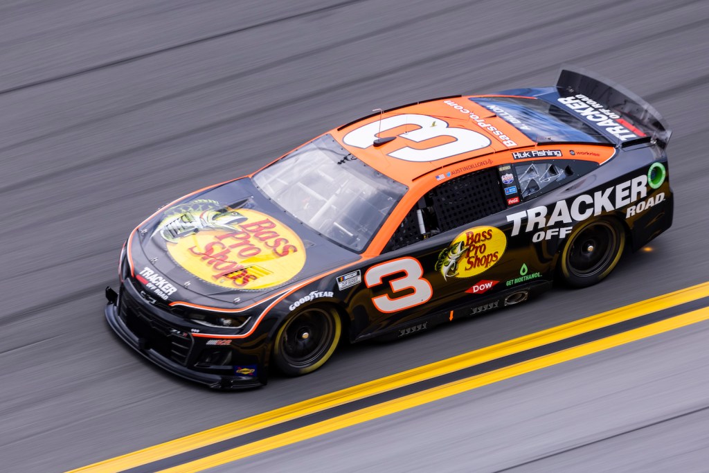 Austin Dillon driving his NASCAR Next Gen #3 car | James Gilbert/Getty Images