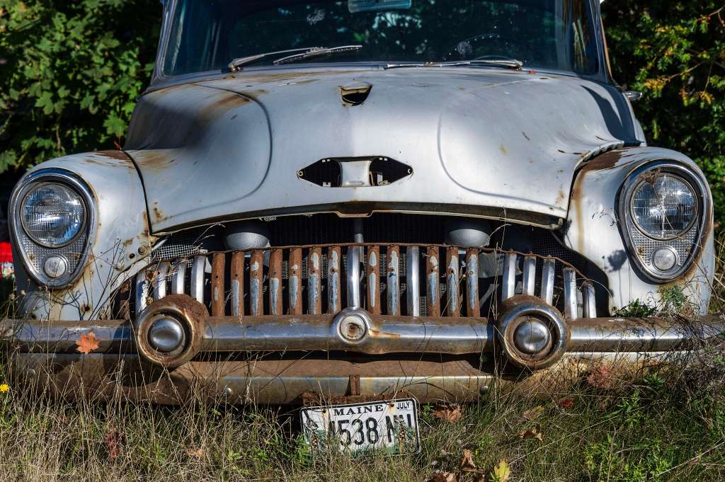 Old American classic car