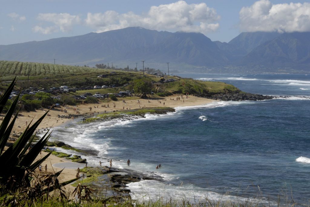 Paia Beach near the Maui Hana Highway