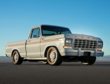 Ford F-100 Eluminator EV Combines Mustang Mach-E Electric Motors With 1978 F-100 at SEMA 2021