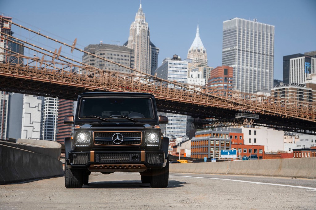 This is a G-Class in New York City. SNL star Pete Davidson owns the same SUV. | Mercedes-Benz