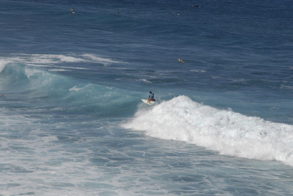 Surfer near Maui Road to Hana, where I was mistaken for Kelly Slater