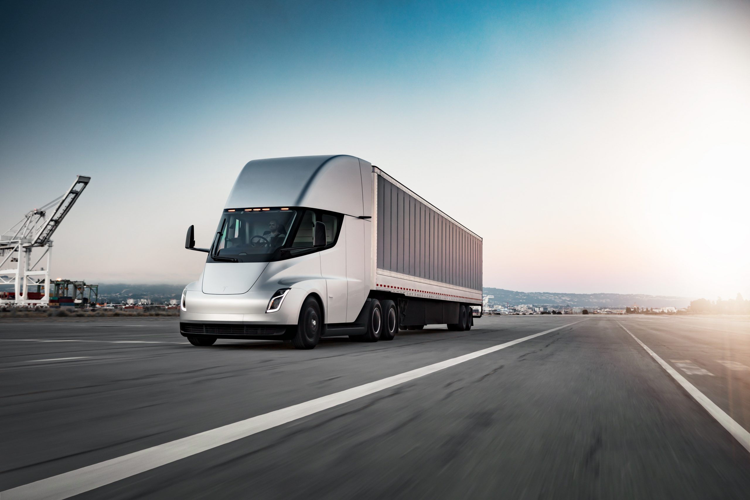 Tesla Semi electric self-driving semi-truck