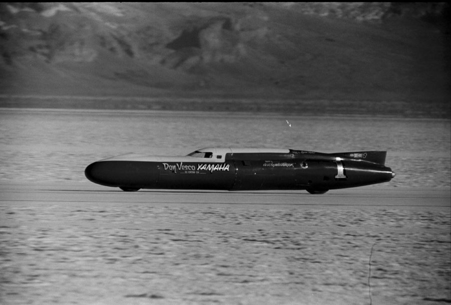 The Vesco 444 at the Bonneville Salt Flats circa 1974