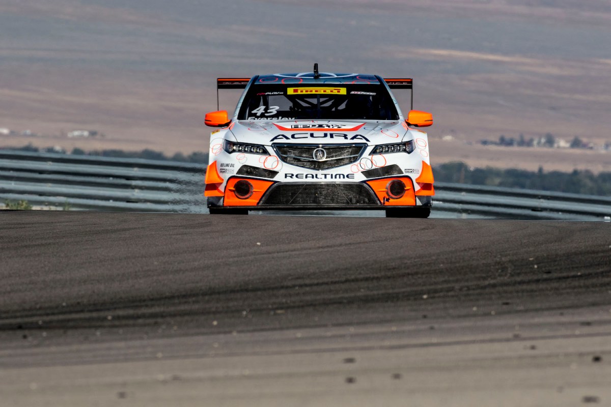 Acura TLX-GT racing in Utah