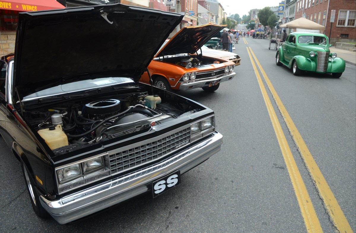 Muscle cars on display in Kutztown, PA