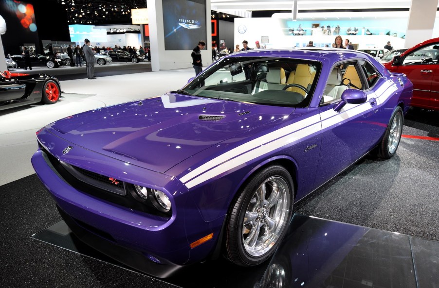 2010 Dodge Challenger on display in Detroit