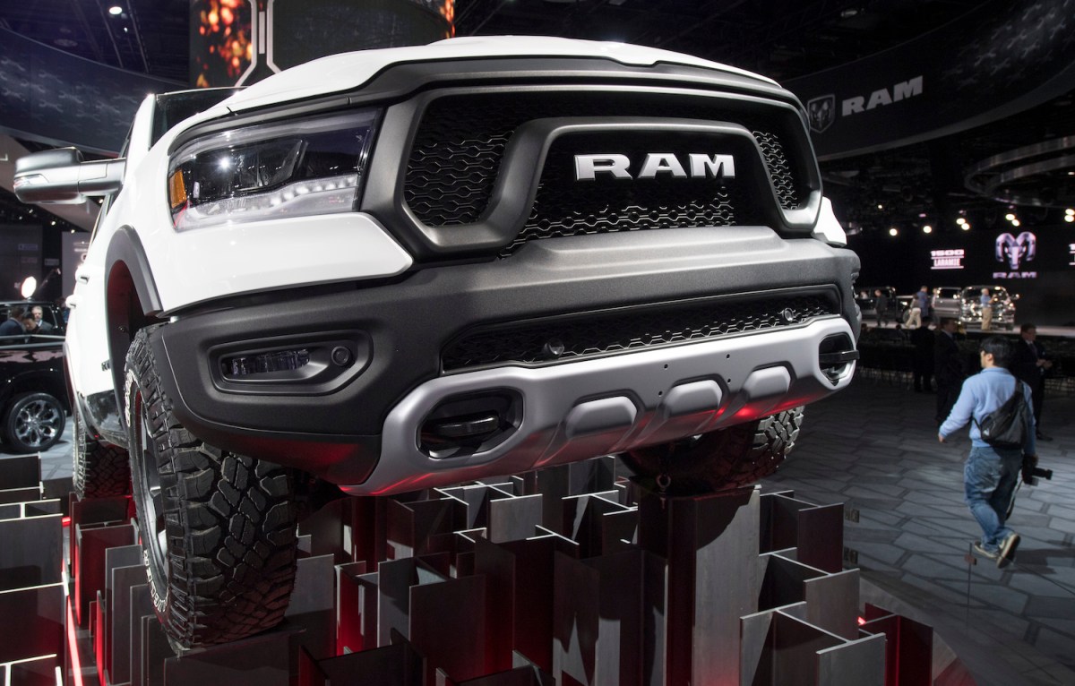 Dodge RAM on display in Detroit