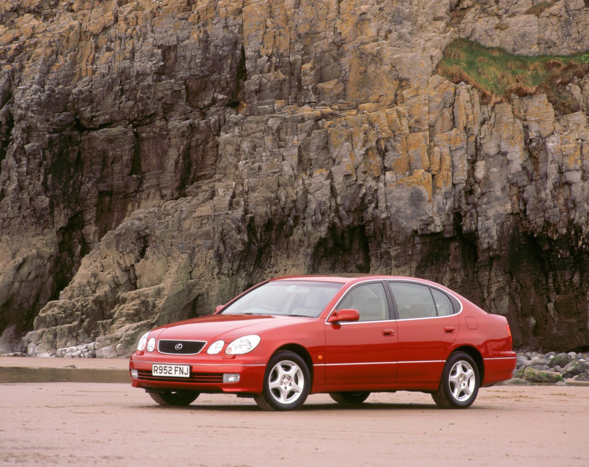 1999 Lexus GS 300 on Pendine sands