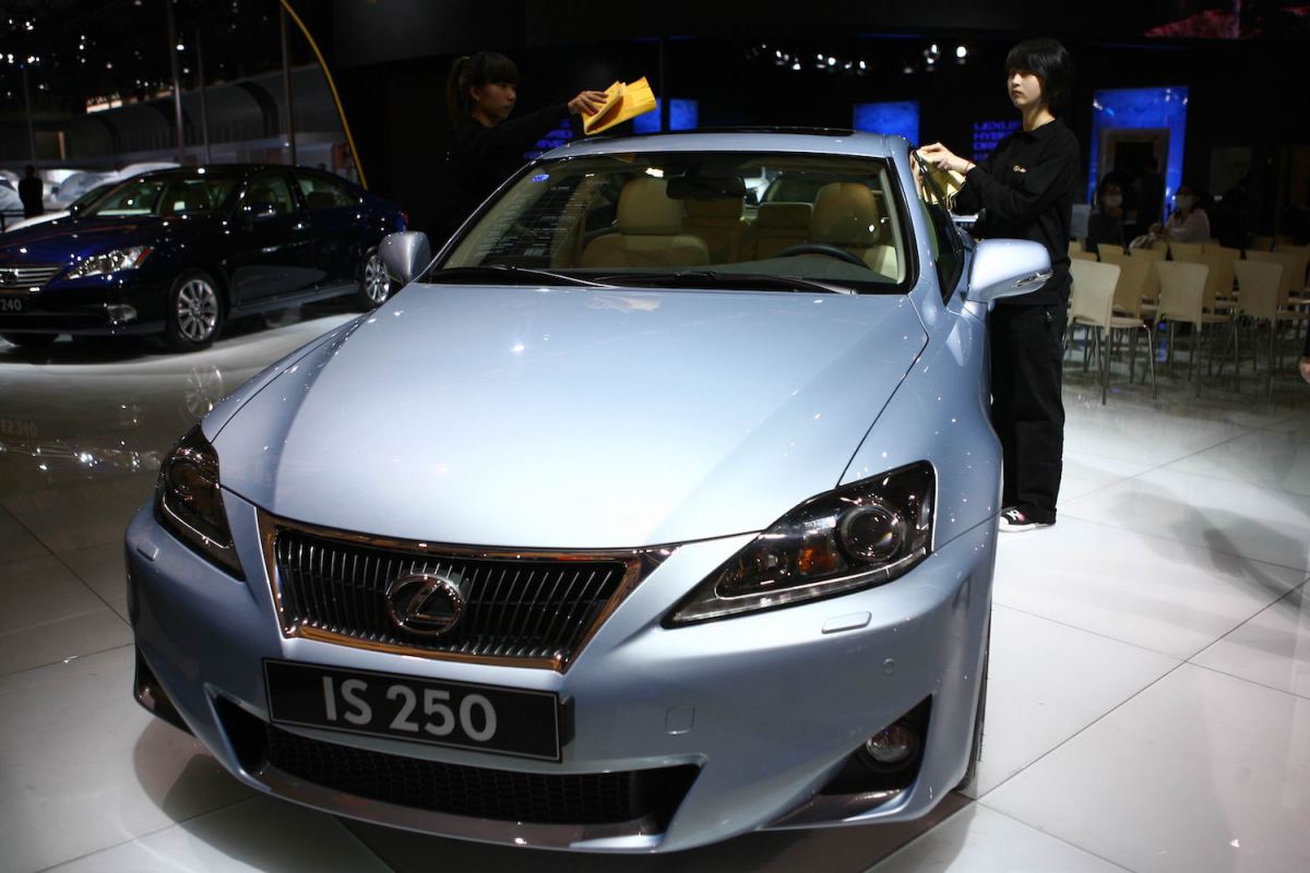 Lexus IS 250 on display in China 