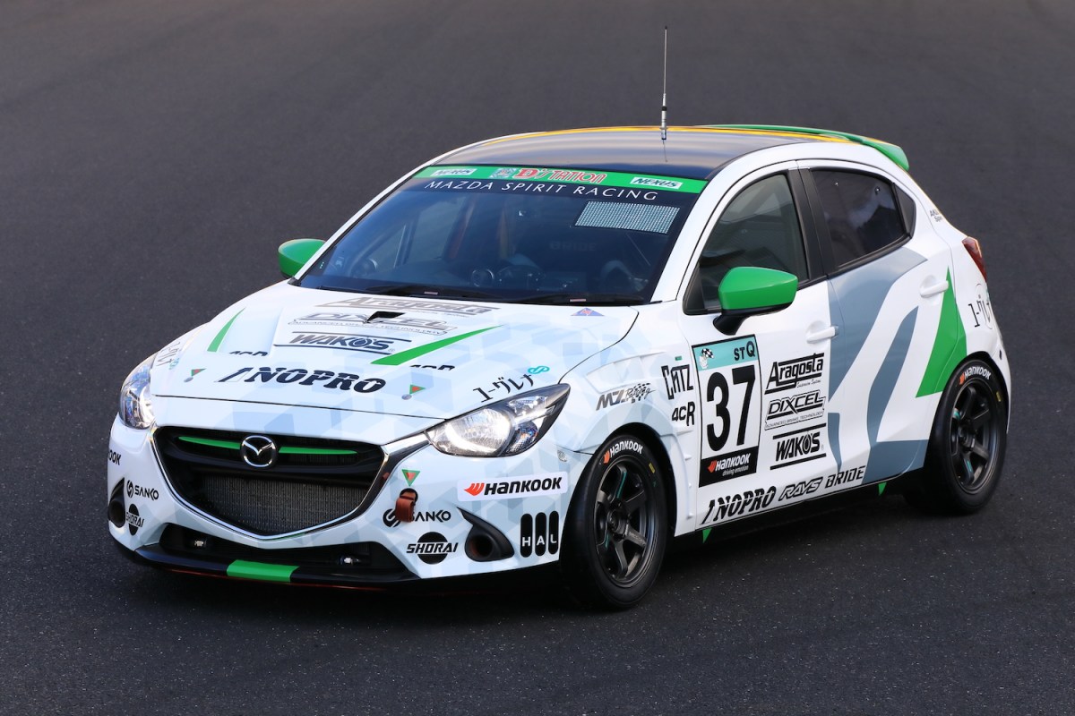 Mazda biodiesel race car