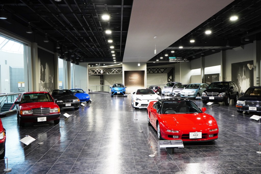 Another angle of the first-generation Honda NSX is on display at the Toyota Automobile Museum | Toyota Automobile Museum