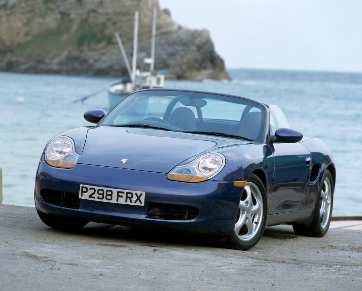 1997 Porsche Boxter by the harbour