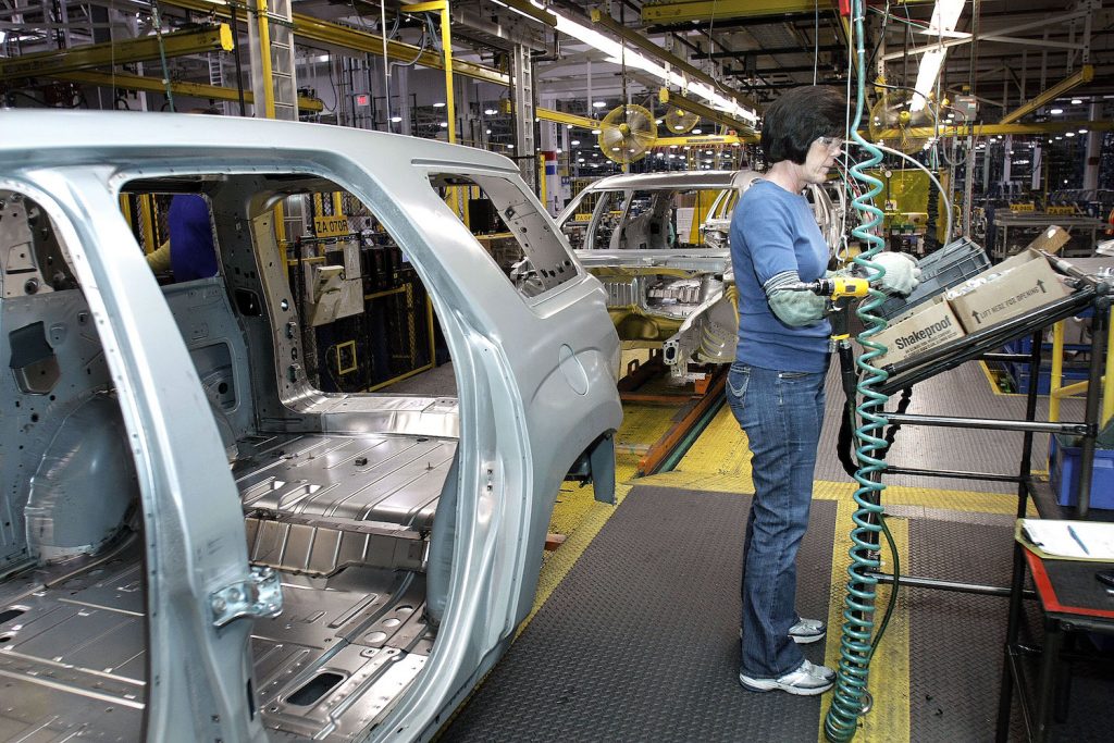This is a general motors crossover car, seen by its unibody construction.  | Bill Pugliano/Getty Images