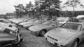 1979 Porsche 924 Turbo cars at the manufacturer's plant in Weissach, Germany