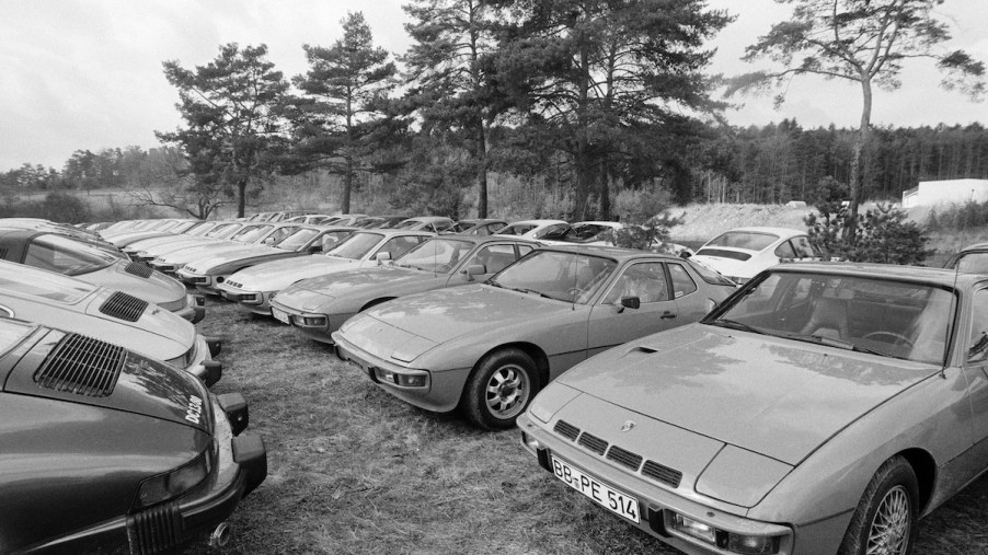 1979 Porsche 924 Turbo cars at the manufacturer's plant in Weissach, Germany