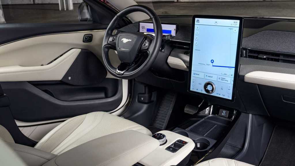 2022 Ford Mustang Mach-E Ice White Edition interior