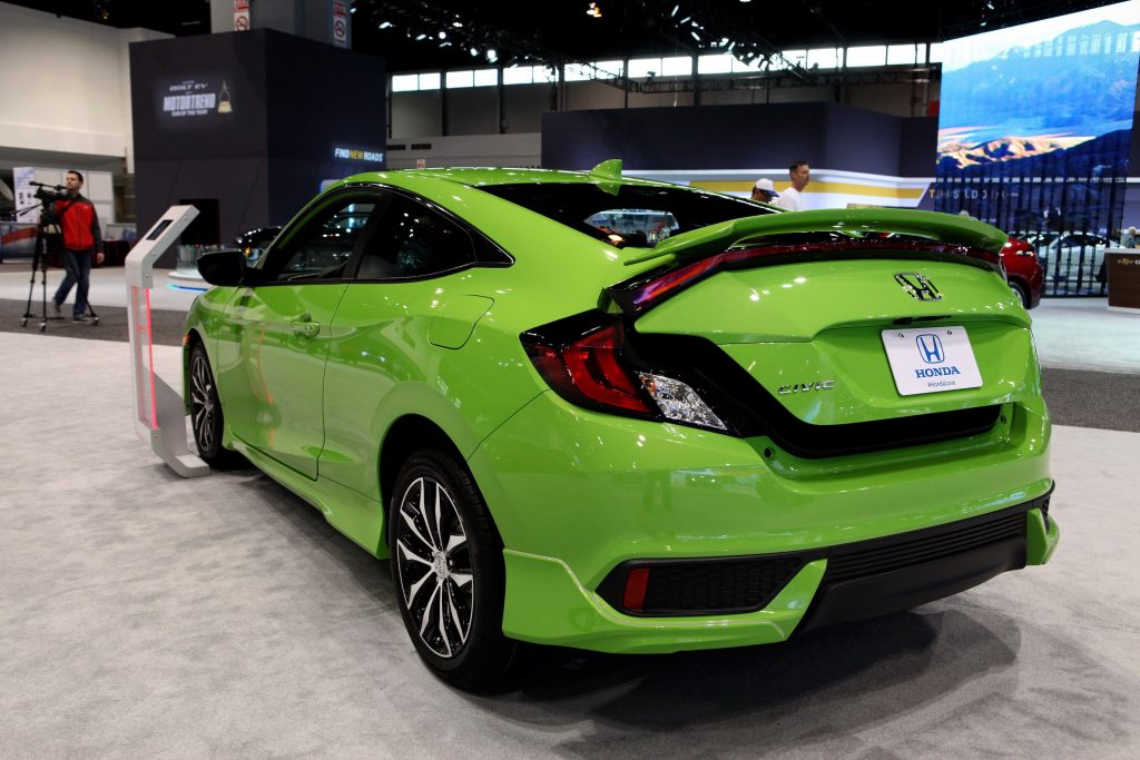 2017 Honda Civic is on display at the 109th Annual Chicago Auto Show at McCormick Place. 