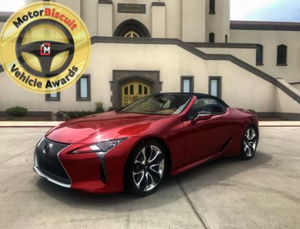 The 2021 Lexus LC 500 Is MotorBiscuit’s Best Driving Experience of the Year Winner