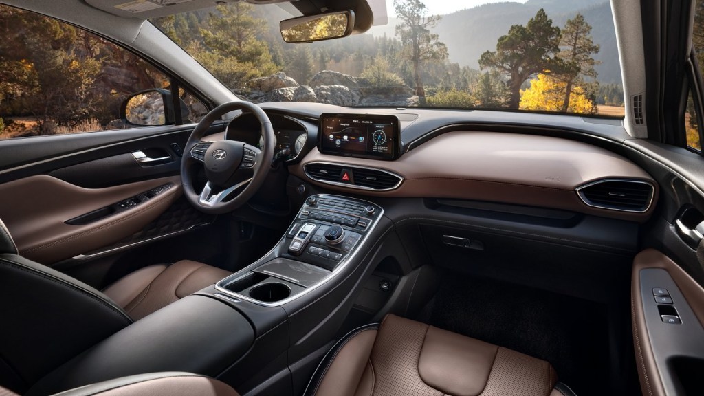 2021 Hyundai Santa Fe Hybrid interior