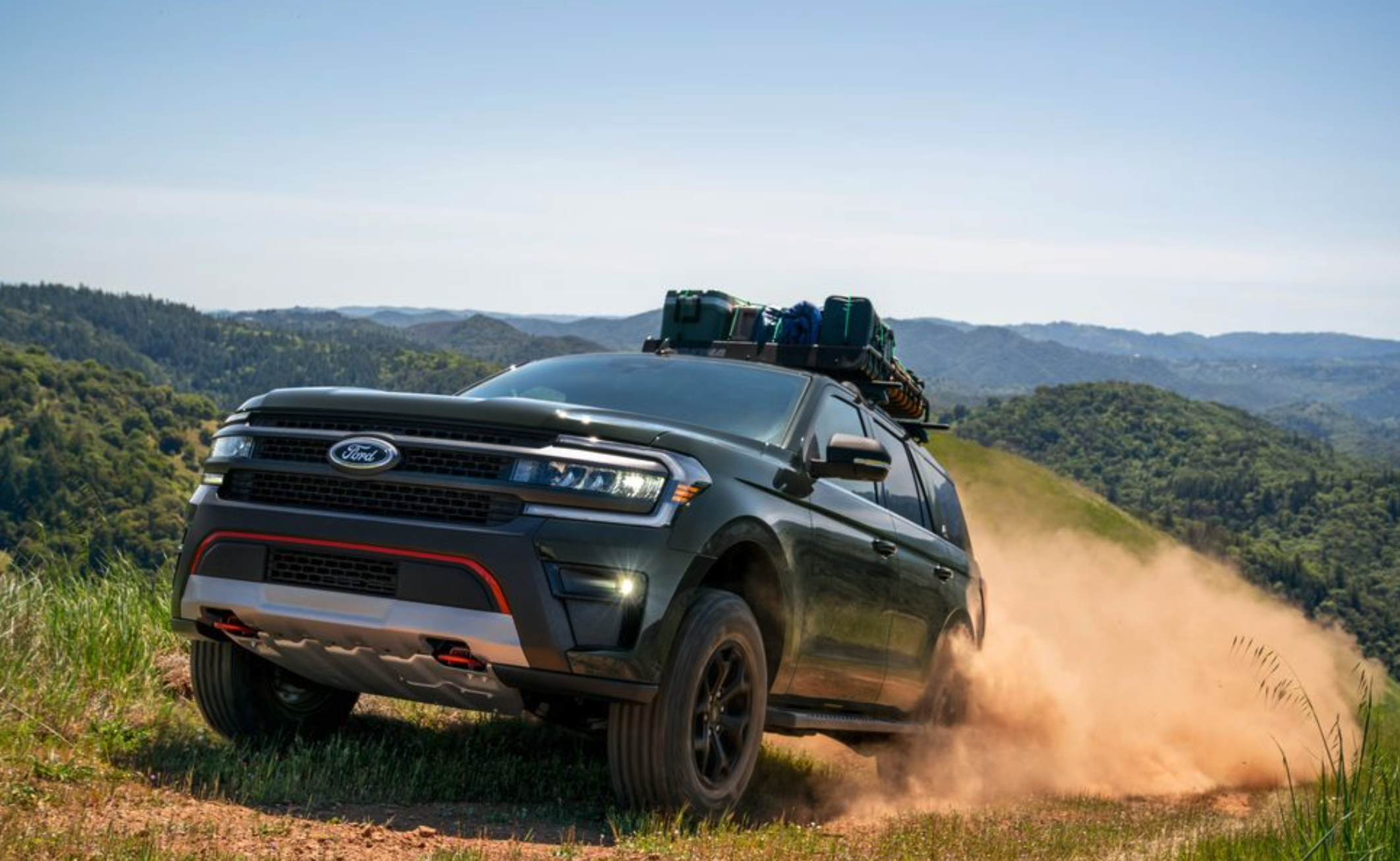 The 2023 Ford Expedition Timberline off-roading