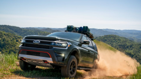 The 2023 Ford Expedition Timberline off-roading