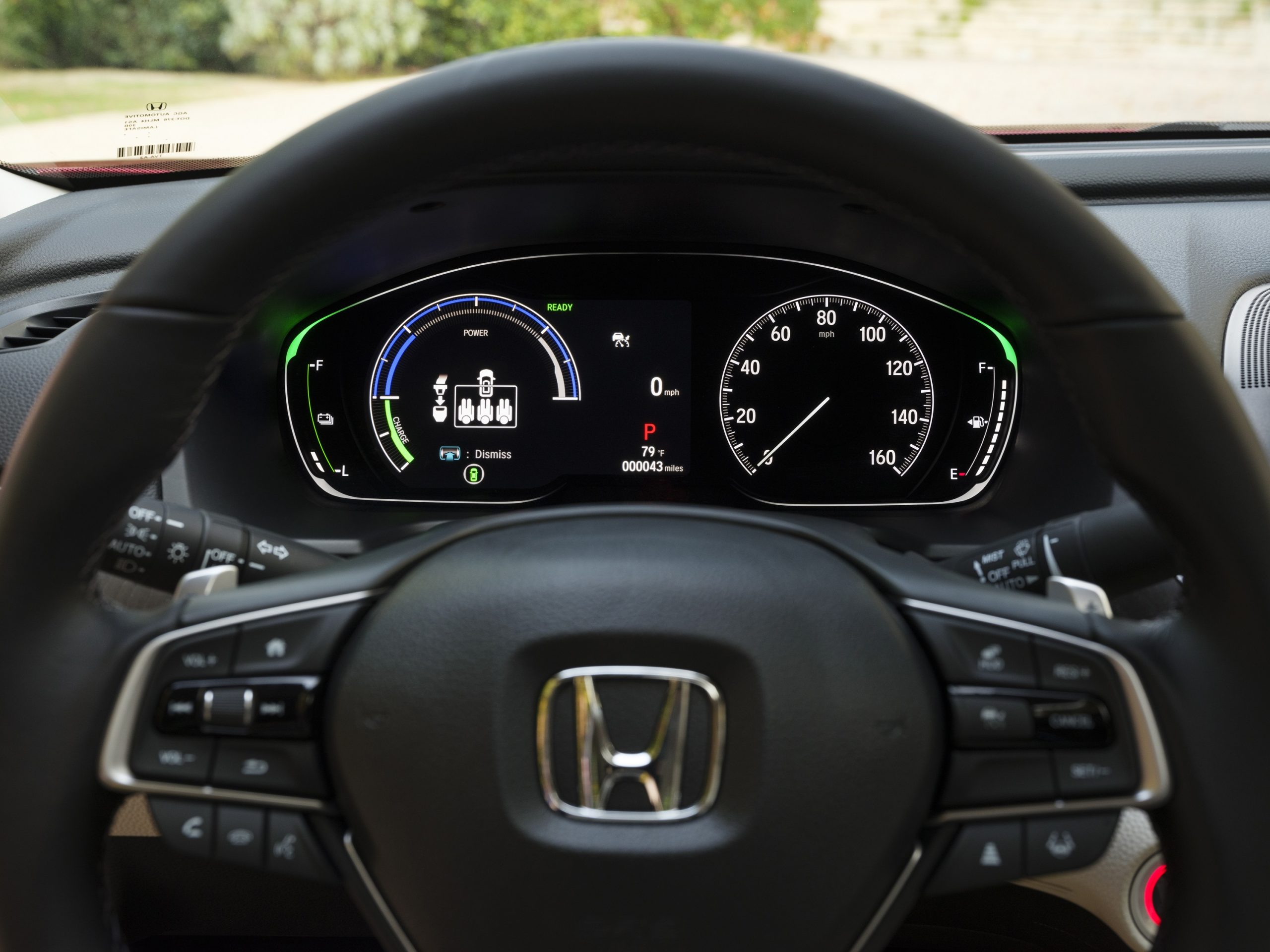 The gauge cluster of the 2022 Honda Accord sedan 