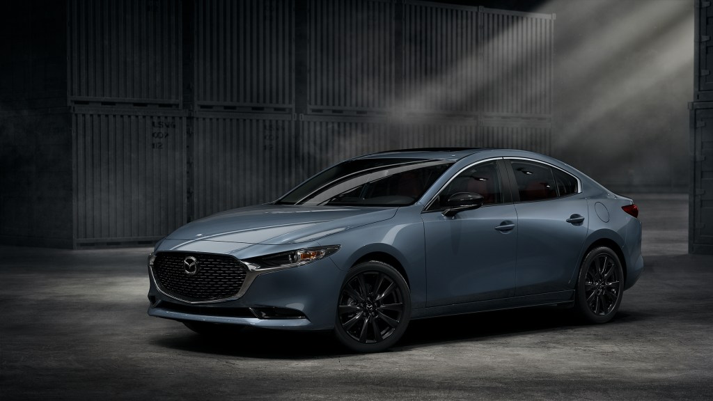 2022 Mazda3 Carbon Edition Sedan exterior
