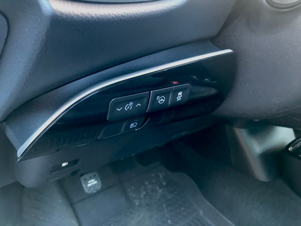 2022 Toyota Prius Nightshade Edition park assist button