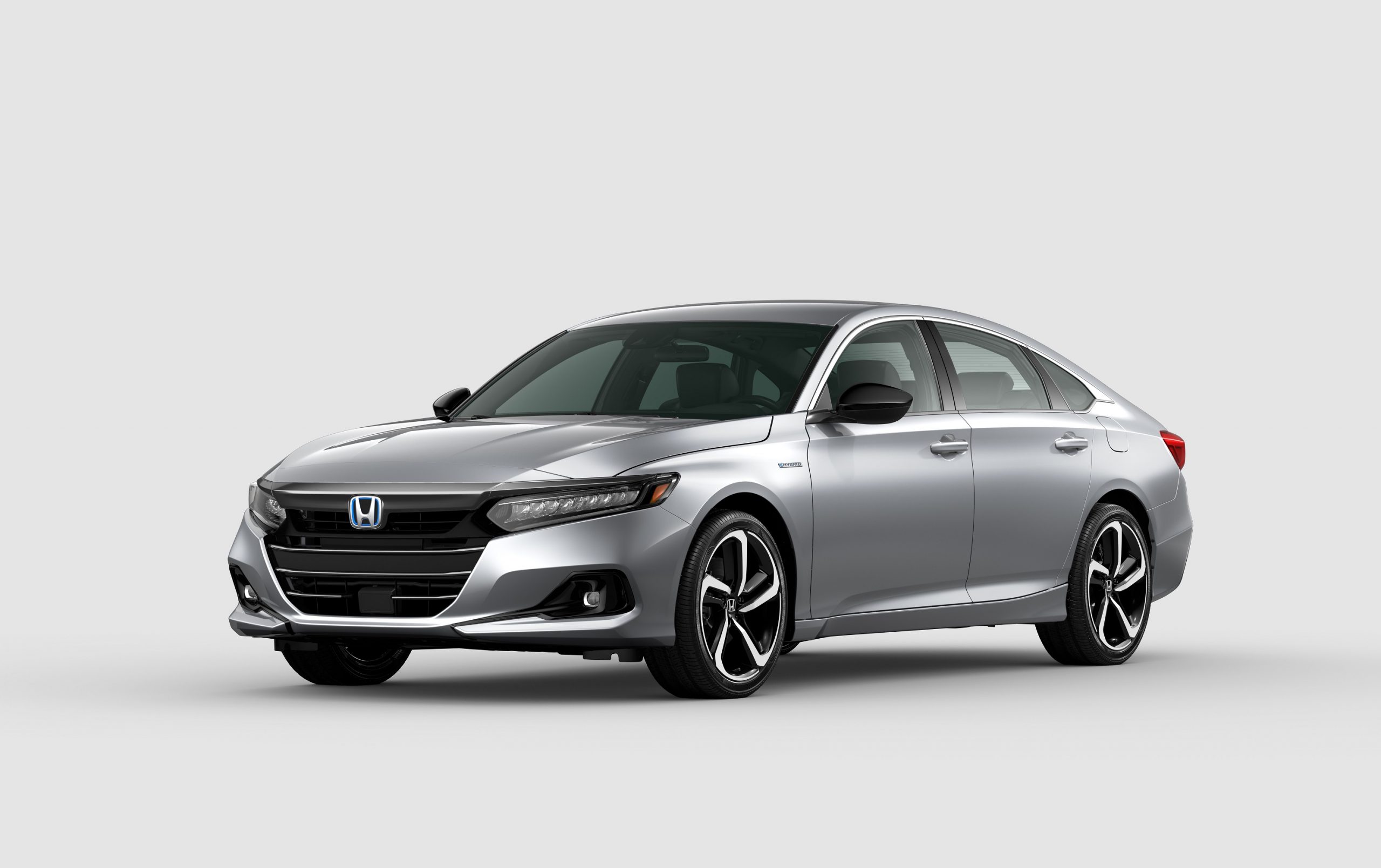 A silver 2022 Honda Accord midsize sedan, rated by Consumer Reports as the most reliable midsize sedan