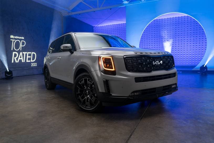The 2022 Kia Telluride is the highest rated Edmunds SUV 