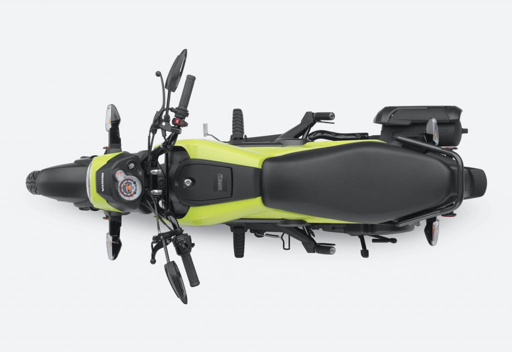 A top view of the 2022 Honda Navi