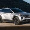 The 2022 Hyundai Tucson XRT parked in dirt