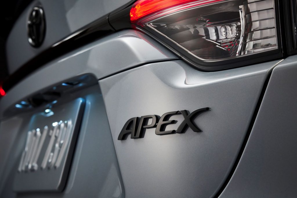 Apex badge on silver 2022 Toyota Corolla XSE Apex Edition