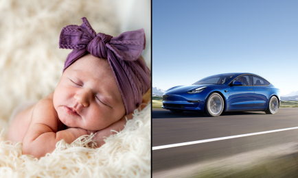 Baby Born in Tesla Model 3: Thank You, Autopilot! Nice Delivery!