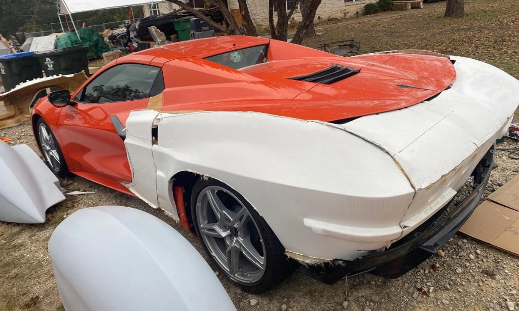 C8 Corvette rebodied