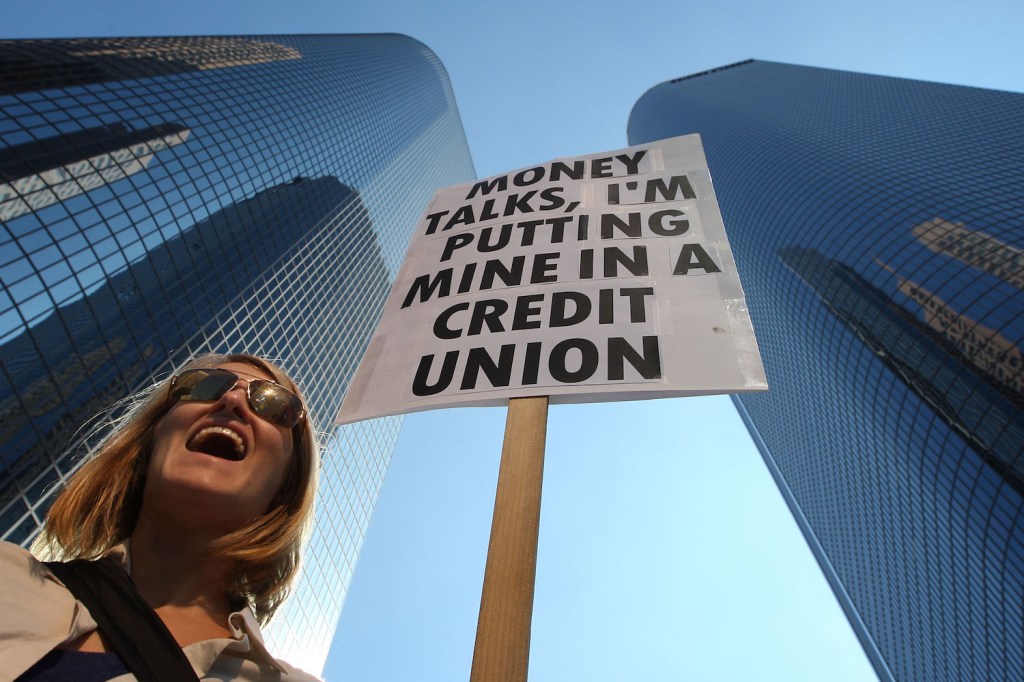 Credit unions are owned by their customers  | David McNew/Getty Images
