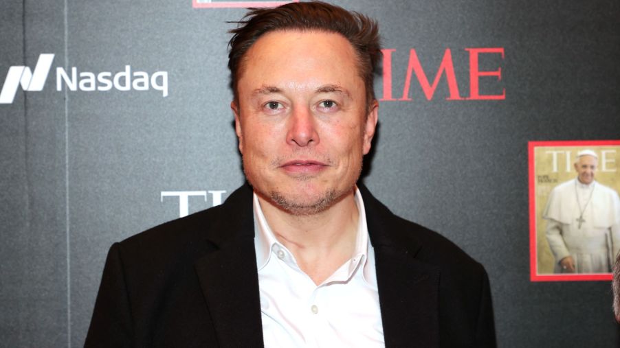 Elon Musk attending the TIME Person of the Year event in New York City