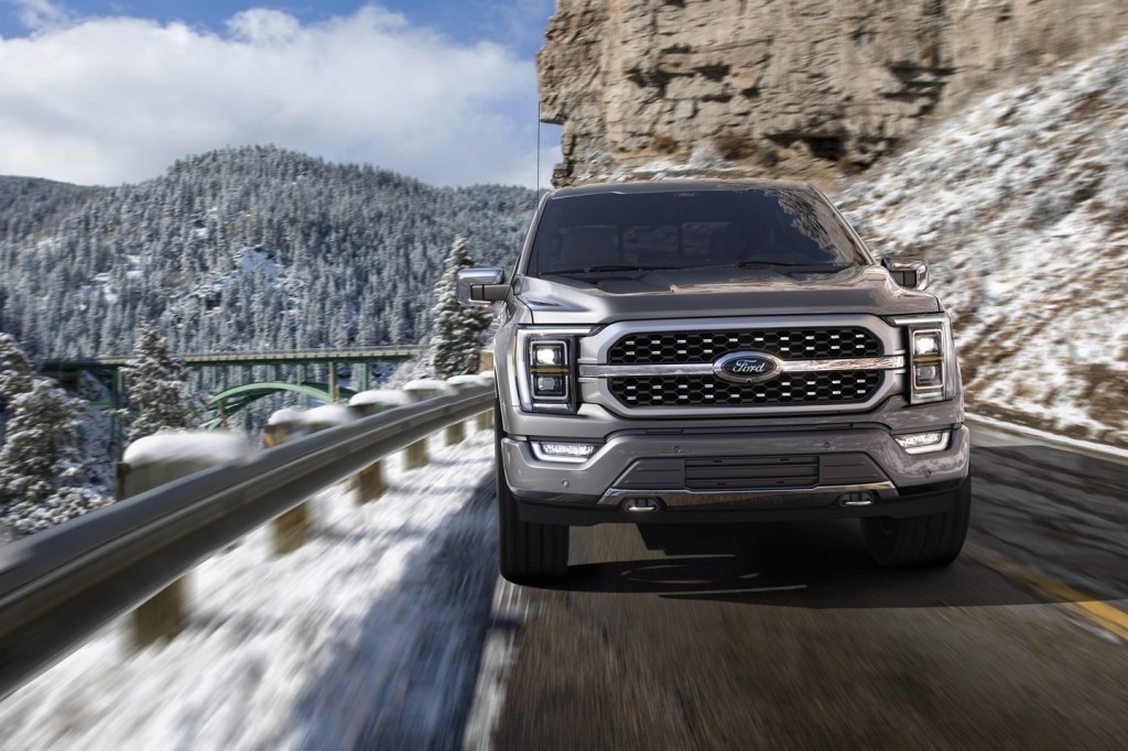 Gray 2022 Ford F-150 is one of the best full-size pickup trucks, according to KBB.