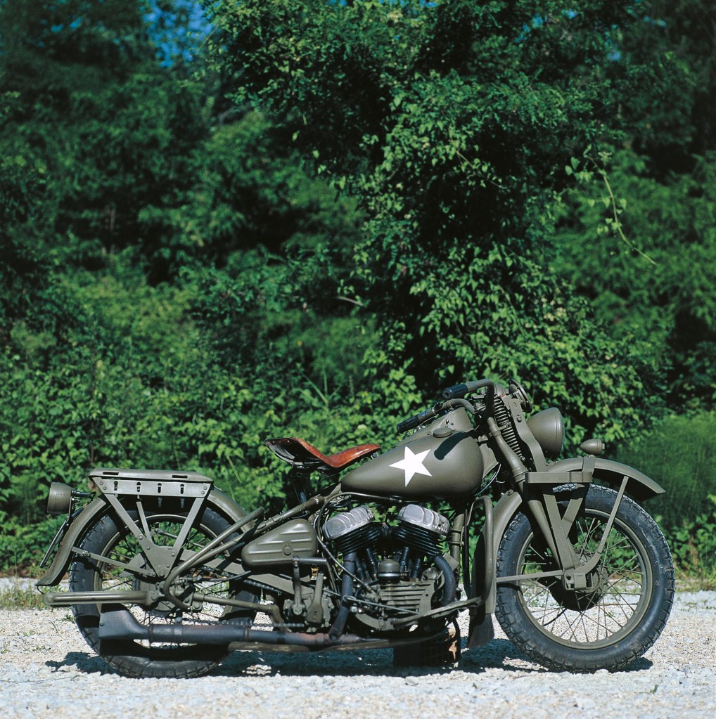 the Harley-Davidson WLA, made for WW2, was the first adventure bike