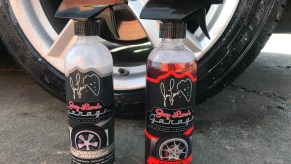 Jay Leno's garage ceramic tire dressing and cleaner